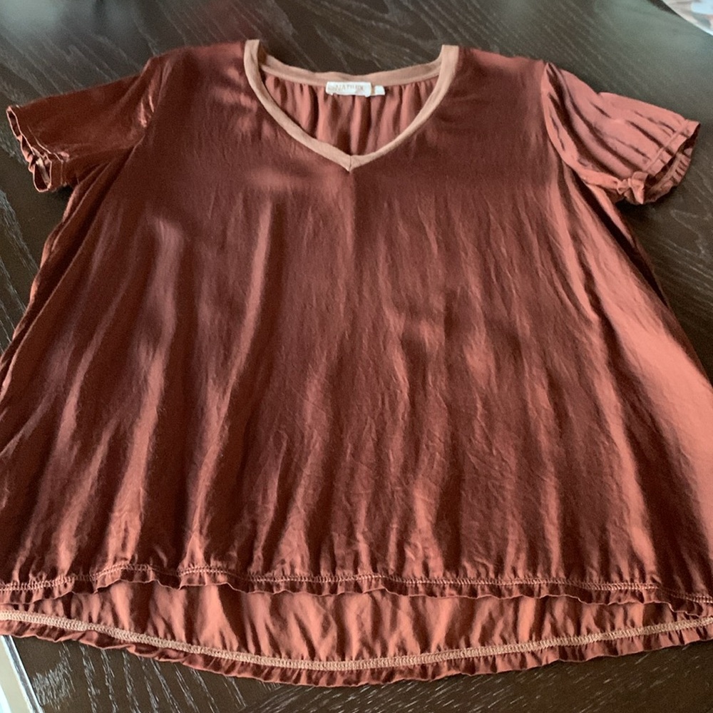 Nation LTD Brown Short Sleeve Tee - Picture 5 of 14